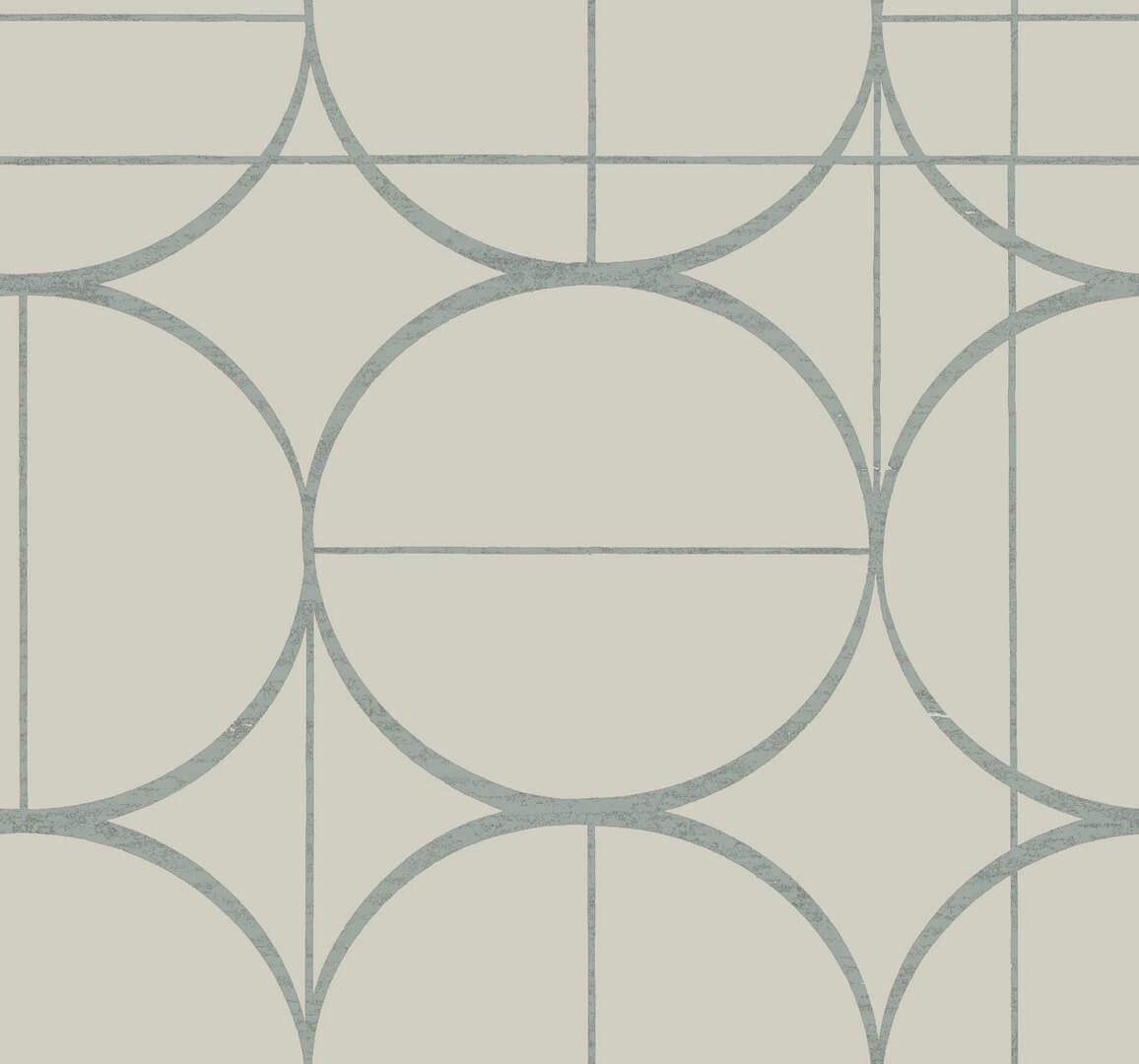 Tapeta okręgi w stylu Art Deco York Wallcoverings MD7201 Sun Circles Modern Metals 2