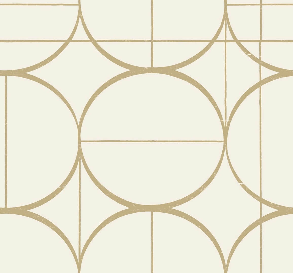 Tapeta okręgi w stylu Art Deco York Wallcoverings MD7202 Sun Circles Modern Metals 2