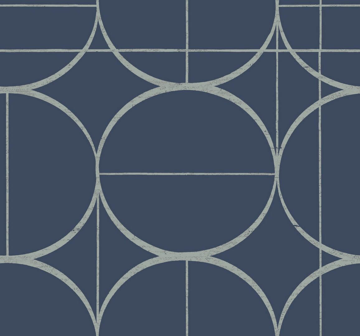 Tapeta okręgi w stylu Art Deco York Wallcoverings MD7204 Sun Circles Modern Metals 2