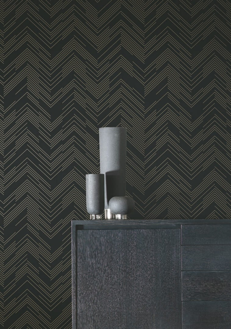 Tapeta nowoczesna jodełka York Wallcoverings MD7221 Polished Chevron Modern Metals 2
