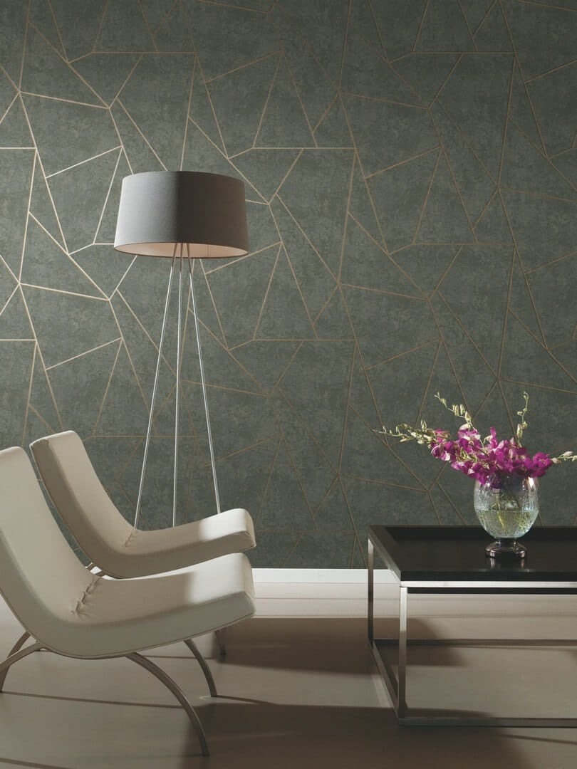 Tapeta linie York Wallcoverings NW3502 Nazca Modern Metals 2