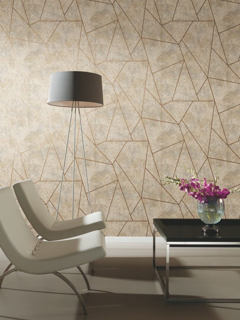 Tapeta linie York Wallcoverings NW3504 Nazca Modern Metals 2