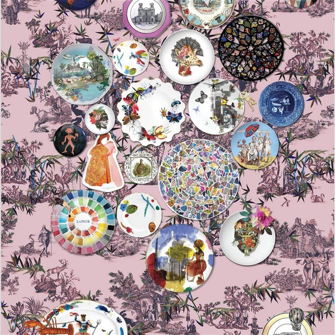 Mural kolaż Christian Lacroix PCL1002/01 Folie Myrtille Lacroix Stravaganza