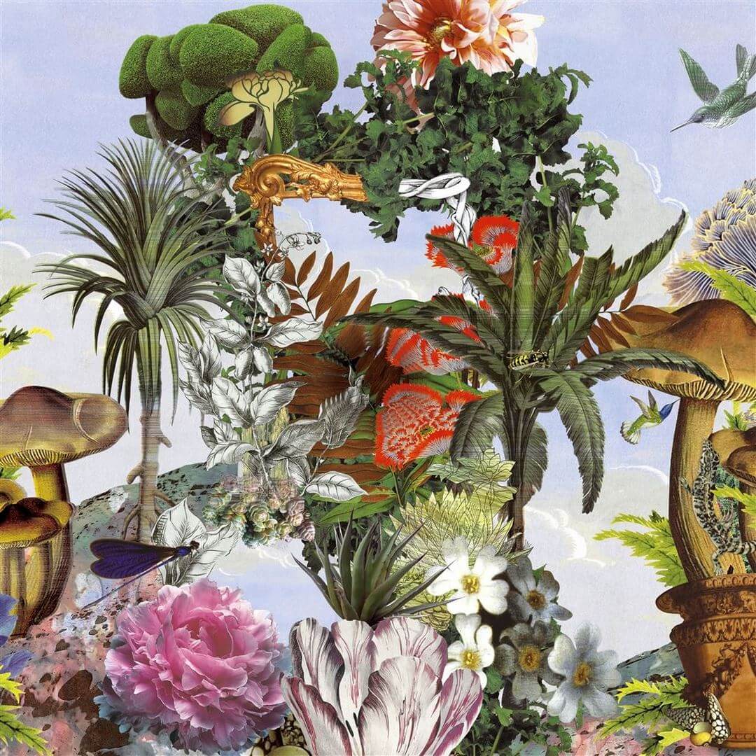 Mural egzotyczny ogród Christian Lacroix PCL7022/01 Jardin Des Reves Panoramic Lacroix Stravaganza