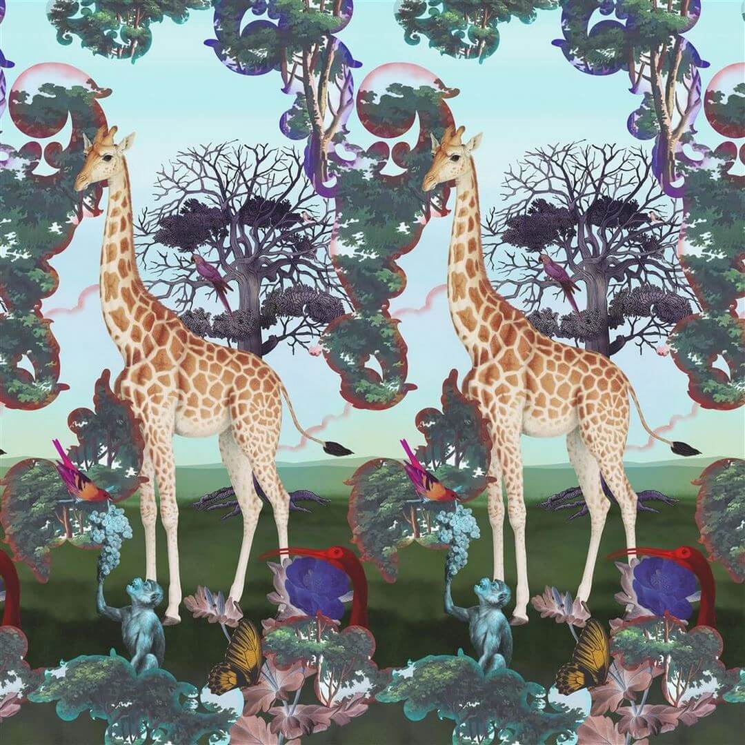 Mural egzotyczny Christian Lacroix PCL7047/01 Novafrica Sunrise Scene 1 Lacroix Stravaganza