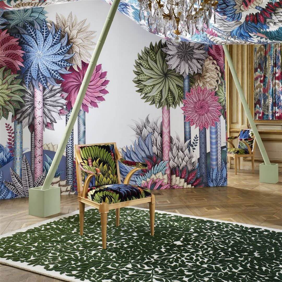 Mural stylizowane drzewa Christian Lacroix PCL7051/01 Inhotim Park Lacroix Stravaganza