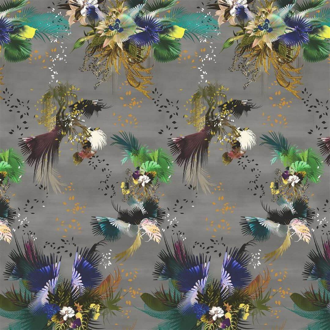 Mural botaniczny Christian Lacroix PCL7031/02 Oiseau Fleur Lacroix Stravaganza