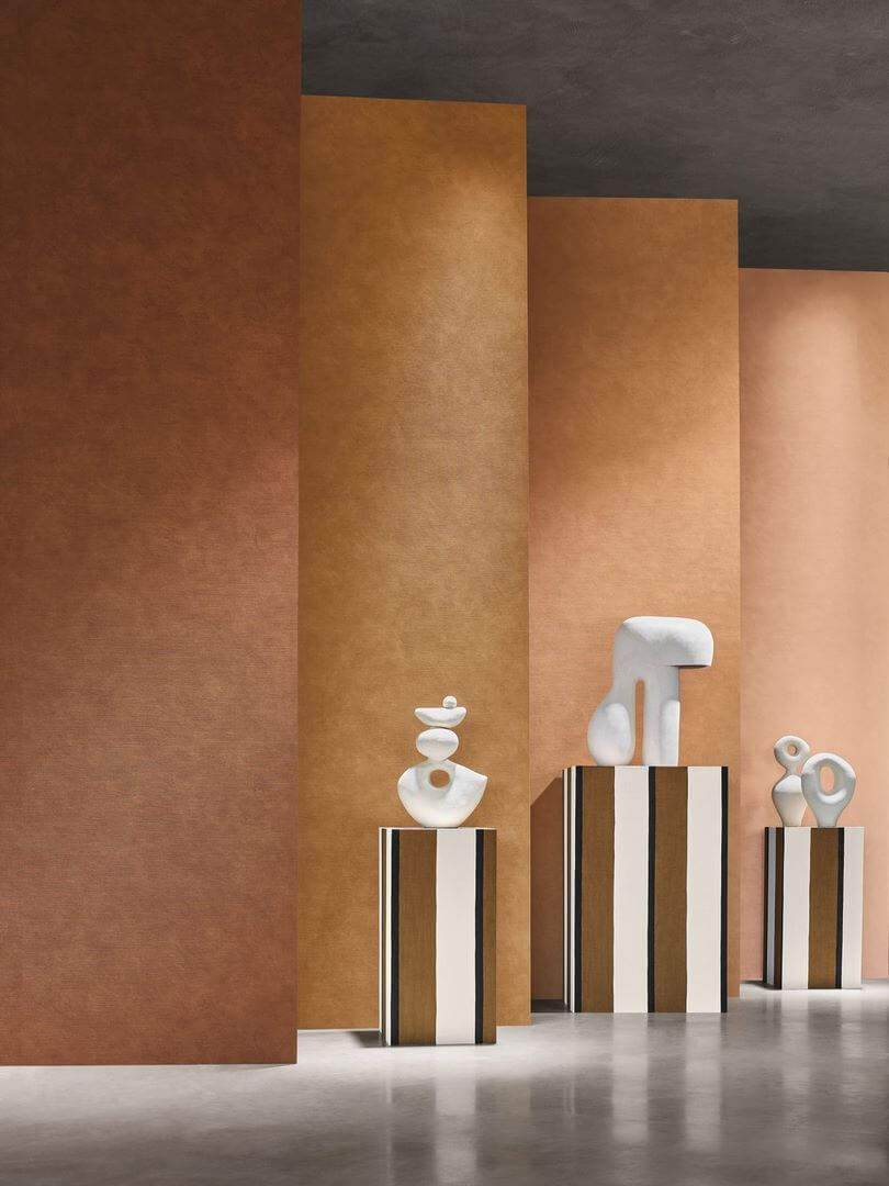 Tapeta płótno Casamance B75492038 Argile La Chaux