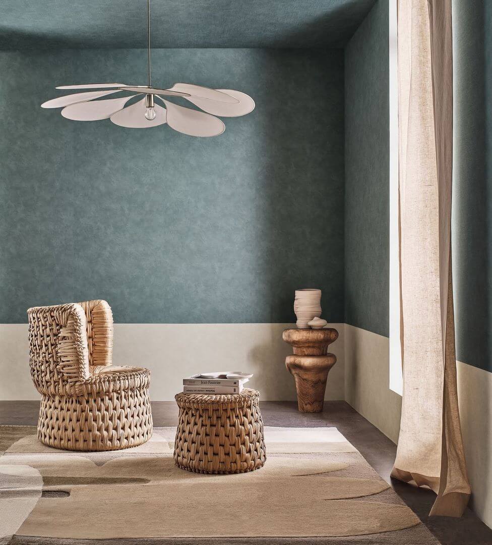 Tapeta płótno Casamance B75496324 Argile La Chaux