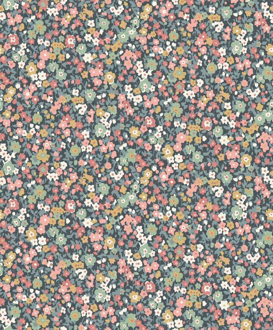 Tapeta kwiatki Casadeco FLOM 89216424 Pansy Flower Market