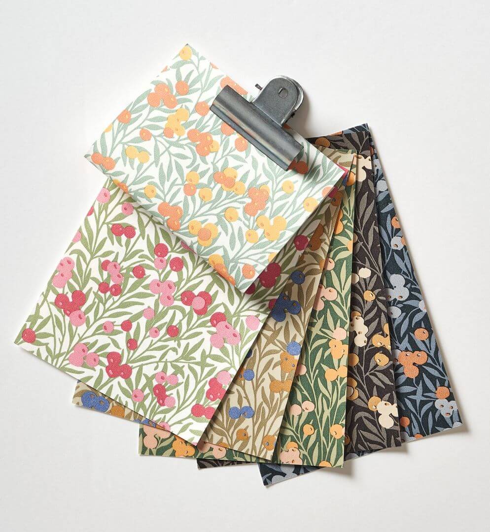 Tapeta botaniczna Casadeco FLOM 89221221 Cherry Flower Market
