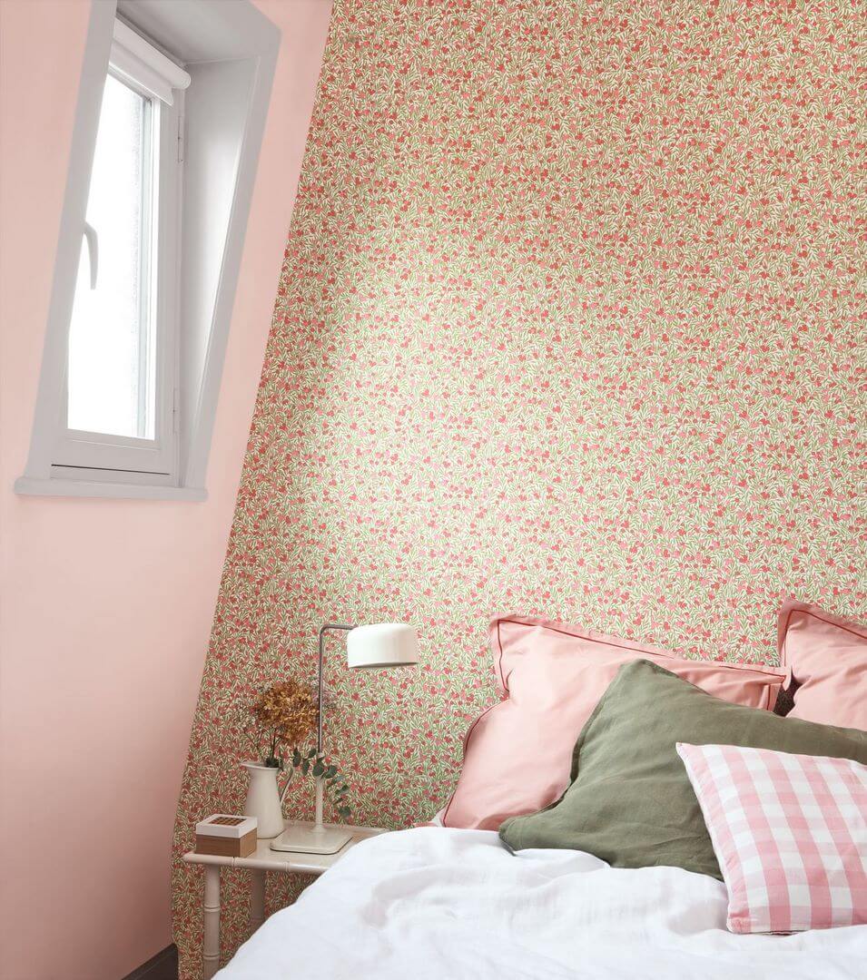 Tapeta botaniczna Casadeco FLOM 89226515 Cherry Flower Market