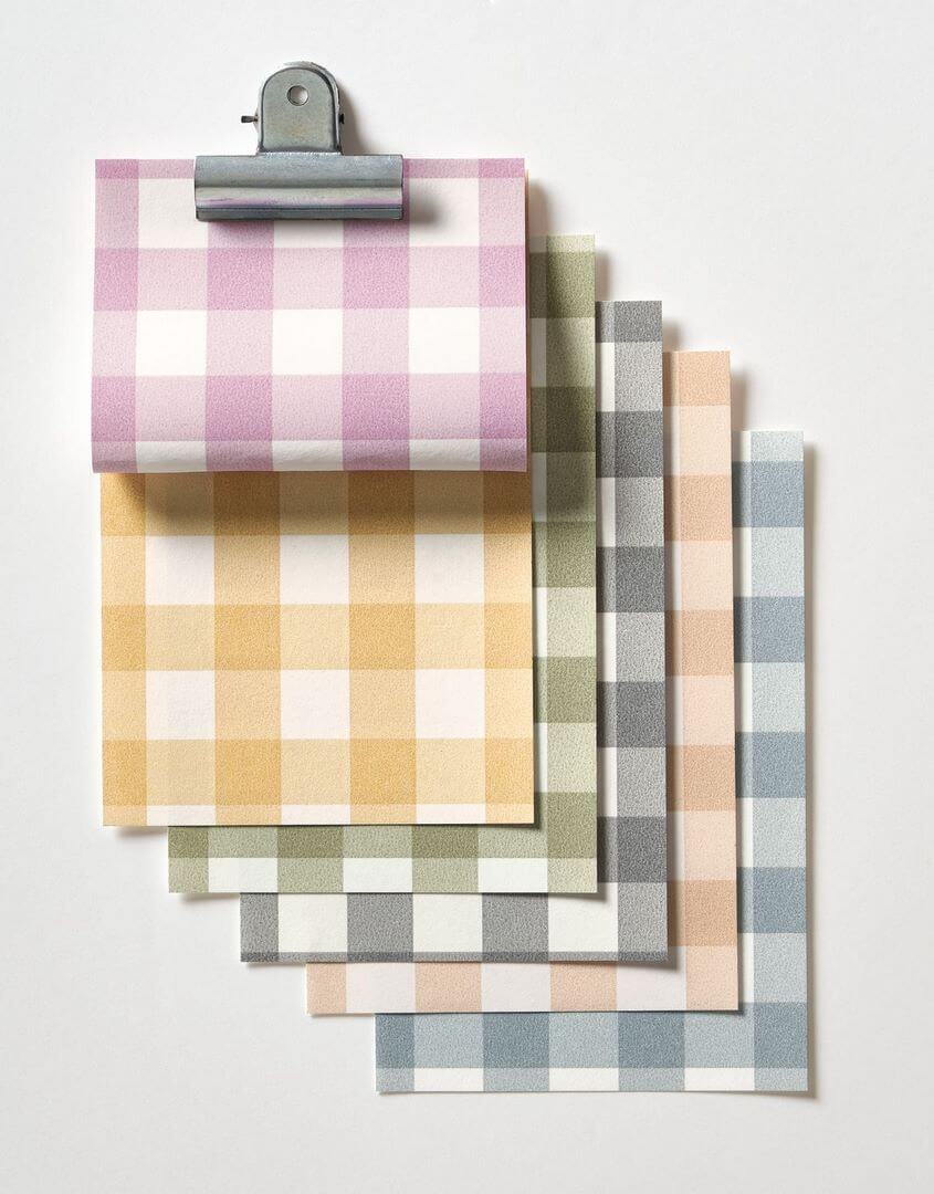 Tapeta kratka Vichy Casadeco FLOM 89265313 Vichy Flower Market