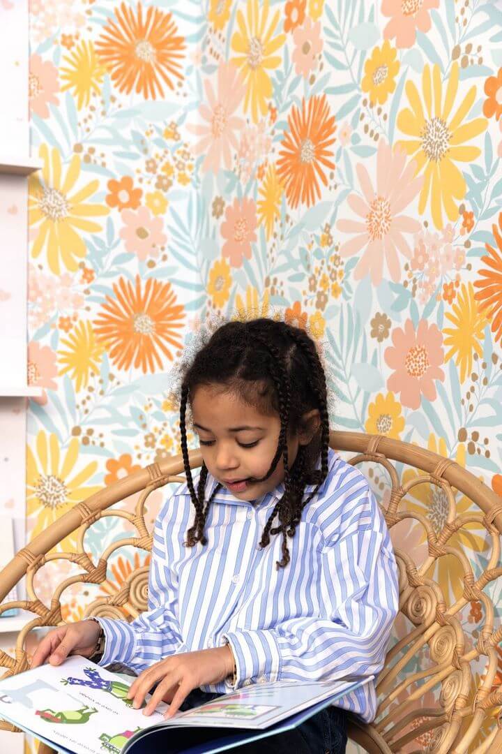 Tapeta stokrotki Caselio LGG 104430221 Marguerite Let's Go Girls!