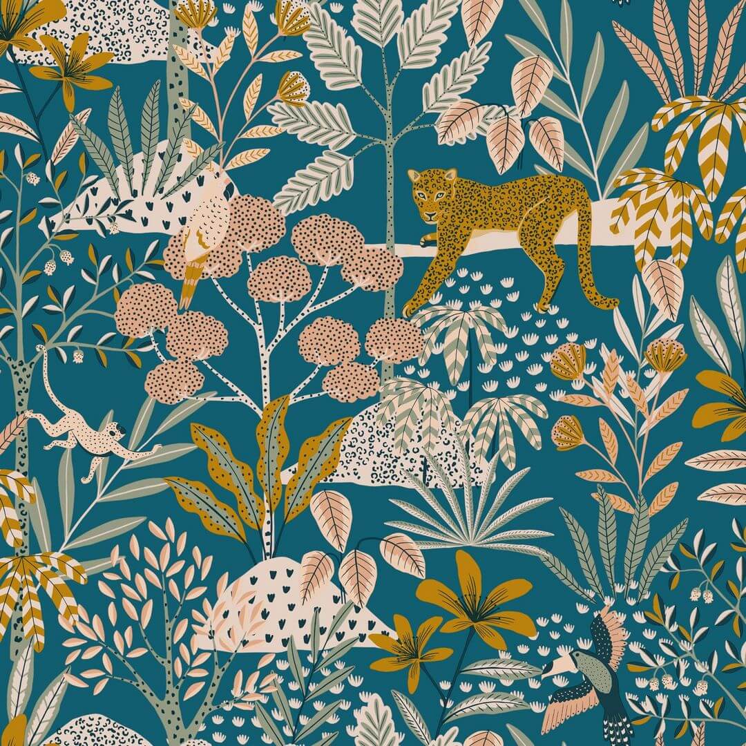 Tapeta dżungla Caselio LGG 104486488 Jane Let's Go Girls!