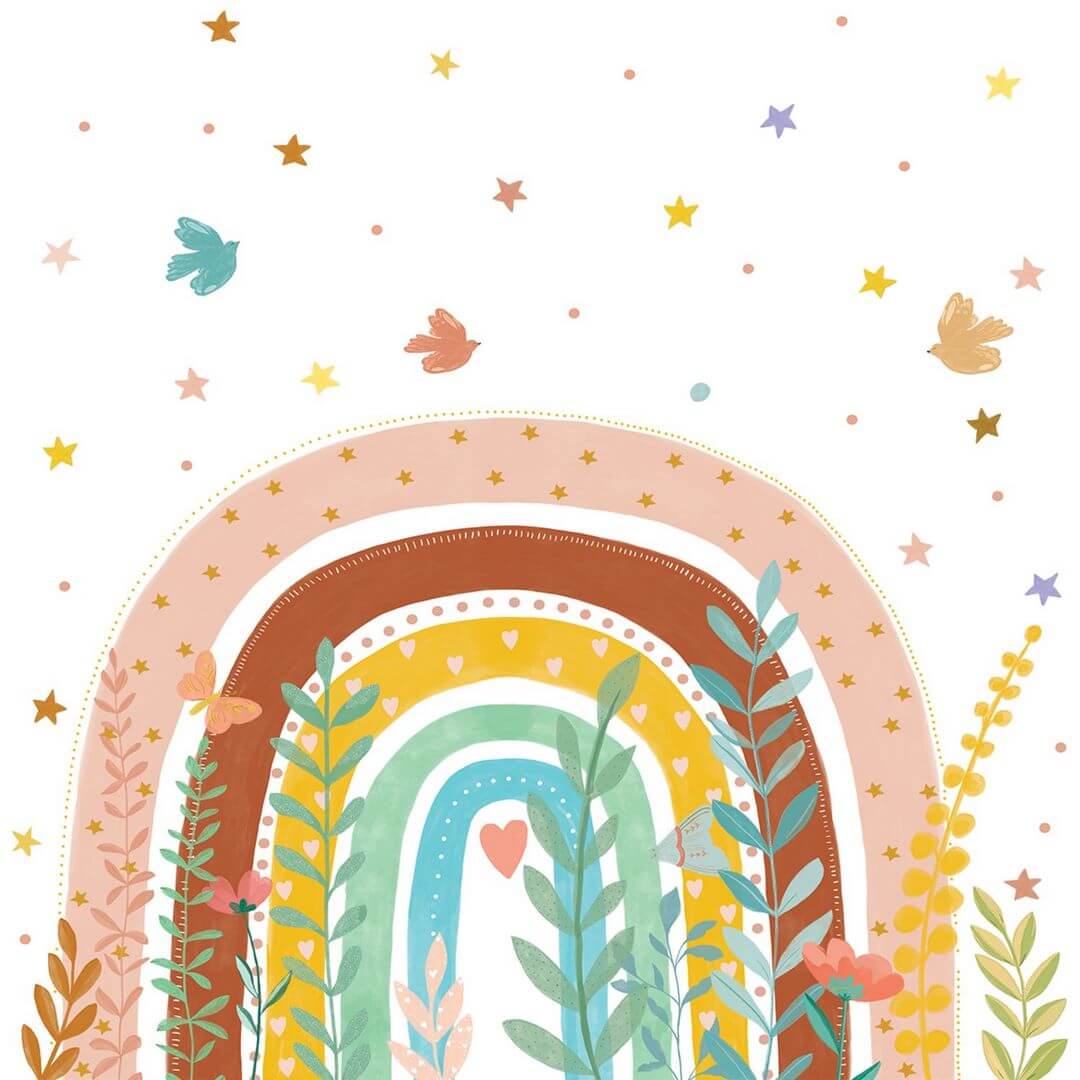 Mural tęcza Caselio LGG 105130306 Luce Let's Go Girls!