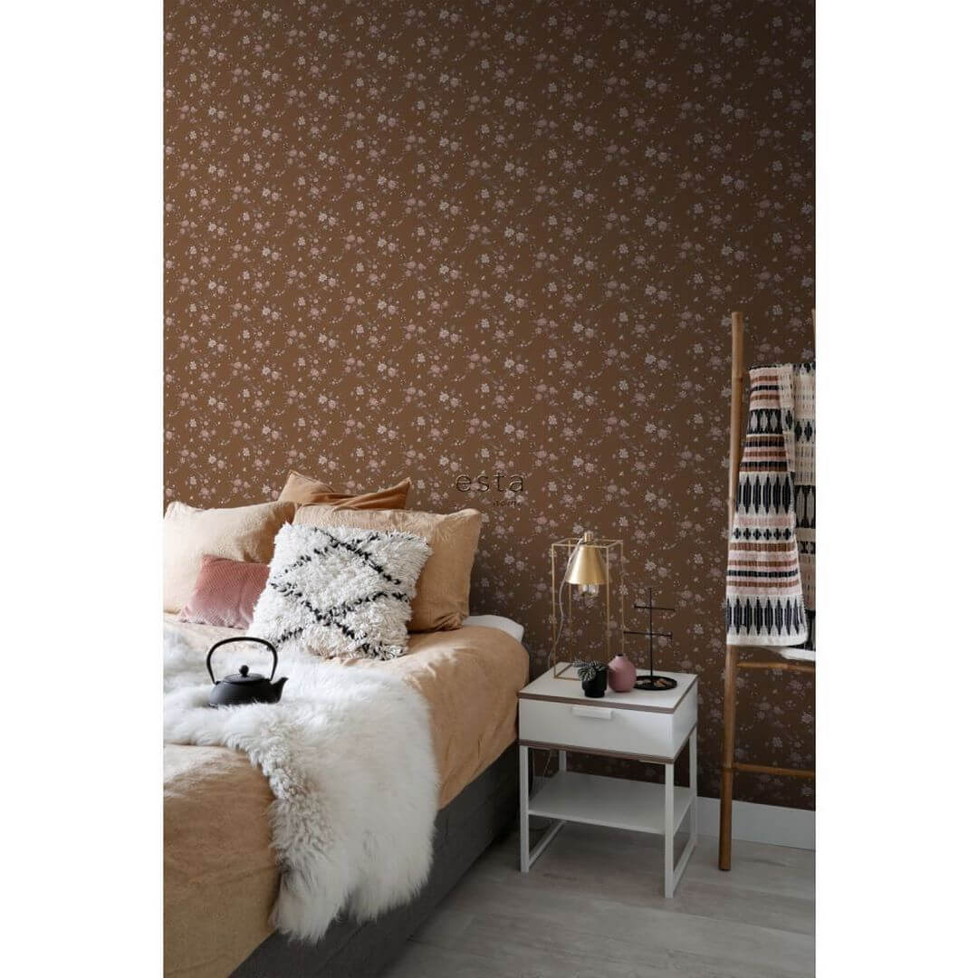 Tapeta kwiatowe pnącza Esta Home 139286 Vintage Flowers