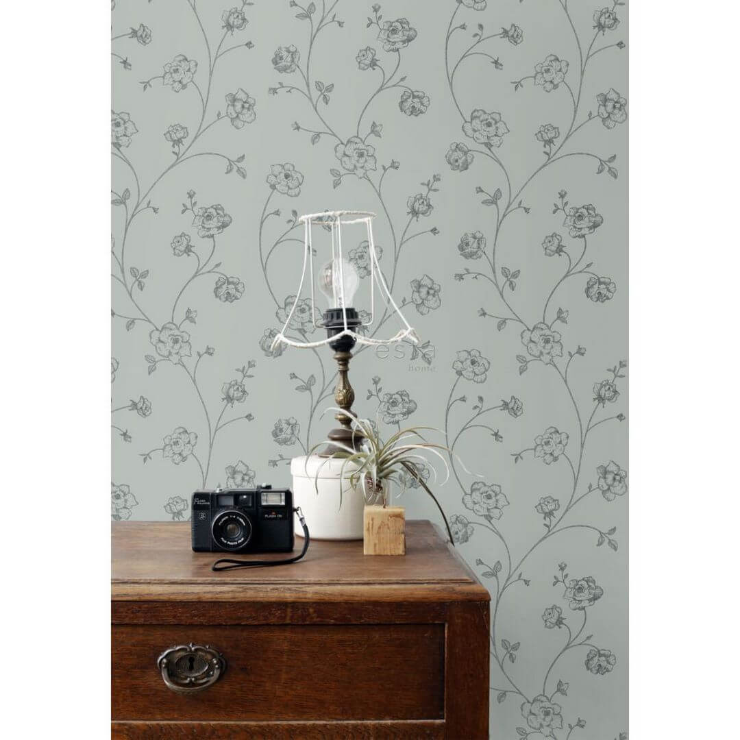 Tapeta pnącza róże Esta Home 139314 Vintage Flowers