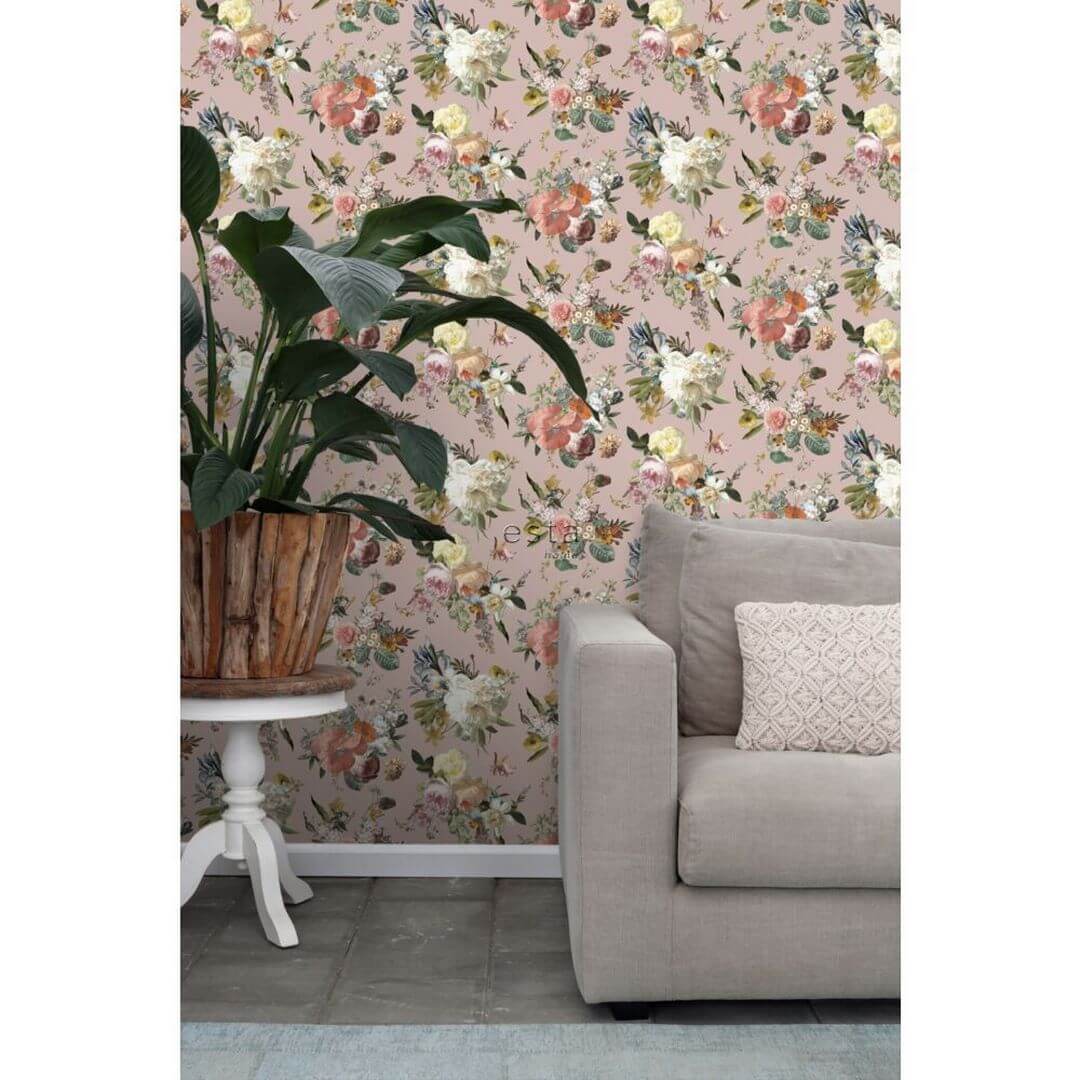 Tapeta bukiety kwiatów Esta Home 139367 Vintage Flowers