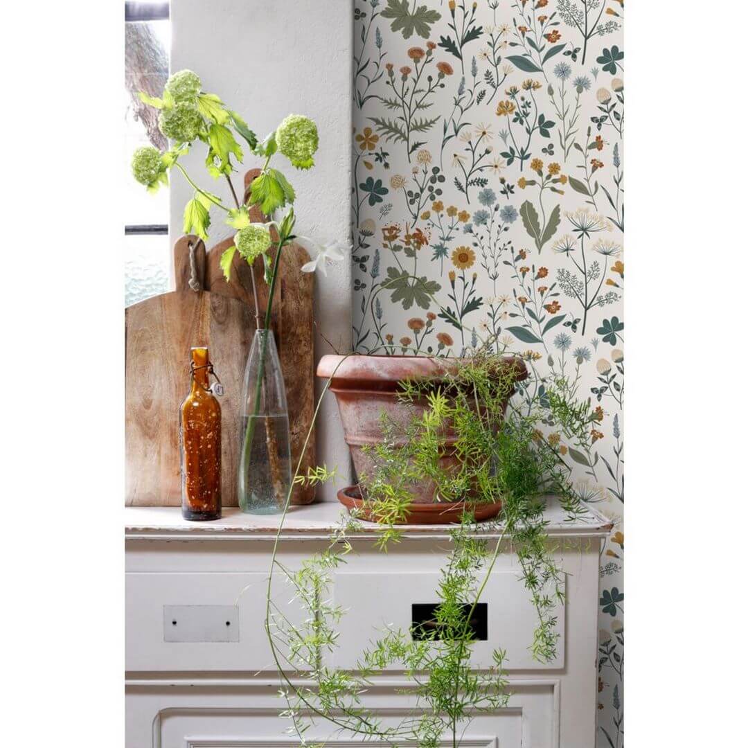 Tapeta łąka Esta Home 139391 Vintage Flowers
