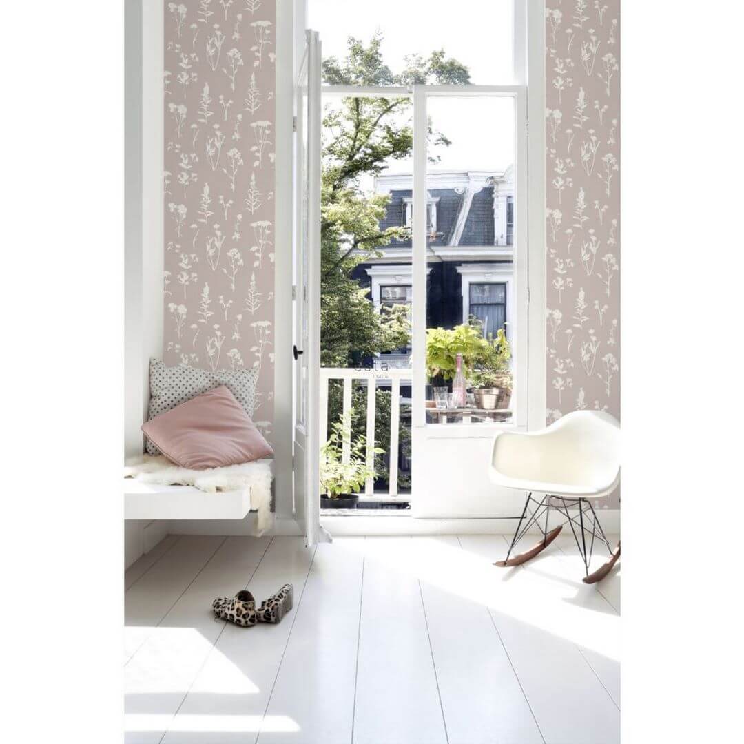 Tapeta polne kwiaty Esta Home 139393 Vintage Flowers