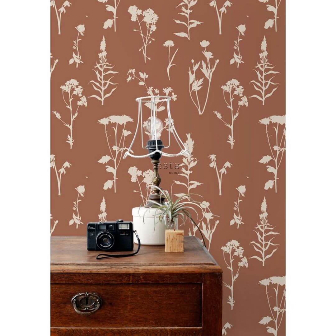 Tapeta polne kwiaty Esta Home 139396 Vintage Flowers