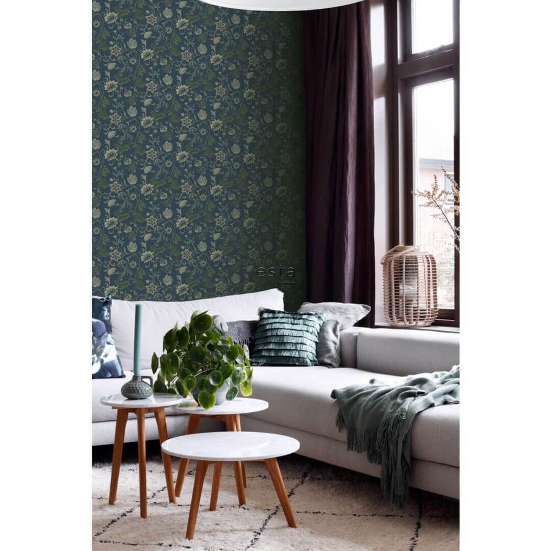 Tapeta roślinne pnącza vintage Esta Home 139416 Vintage Flowers