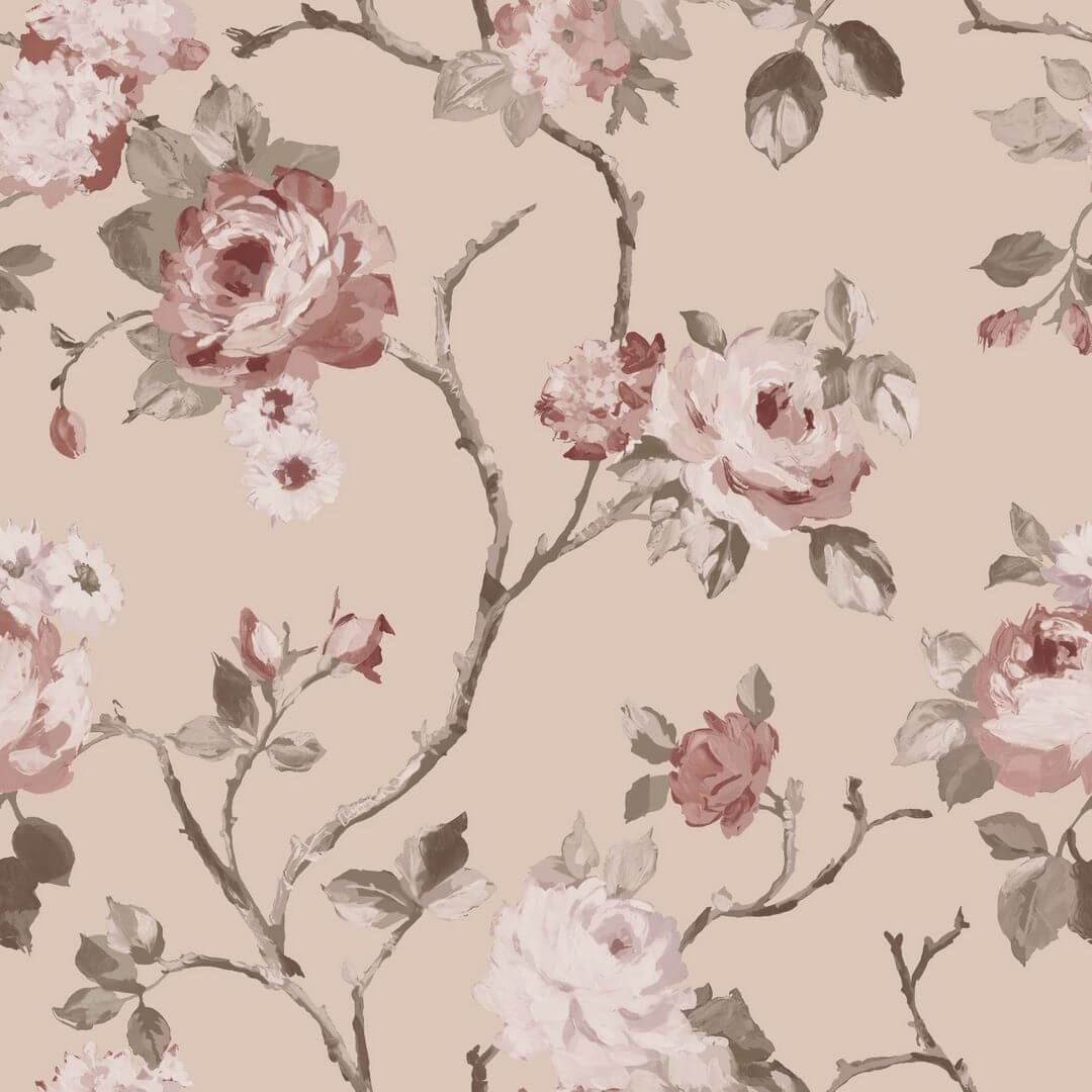 Tapeta kwiaty vintage Esta Home 139476 Vintage Flowers