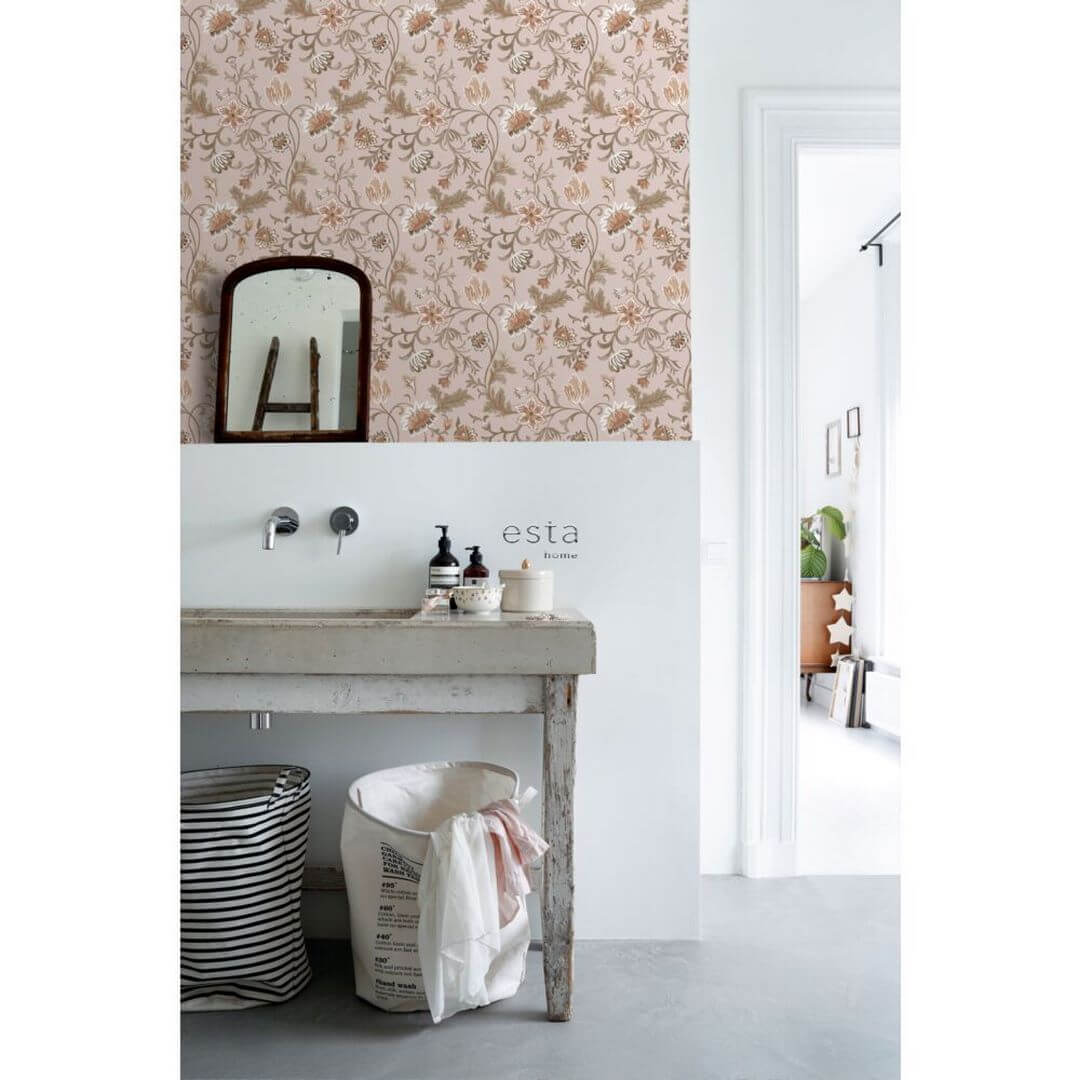 Tapeta roślinne pnącza vintage Esta Home 139478 Vintage Flowers