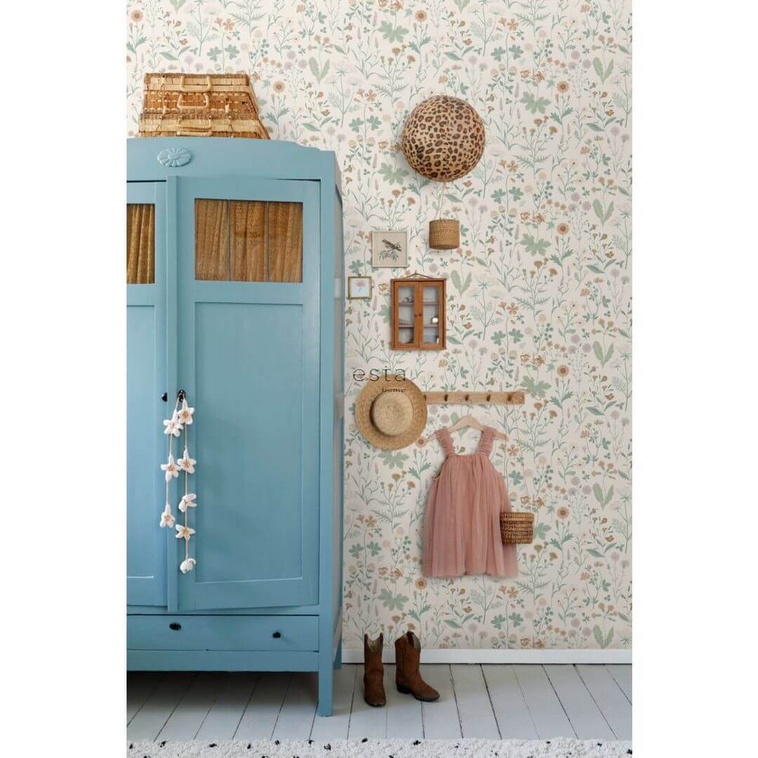 Tapeta łąka Esta Home 139481 Vintage Flowers