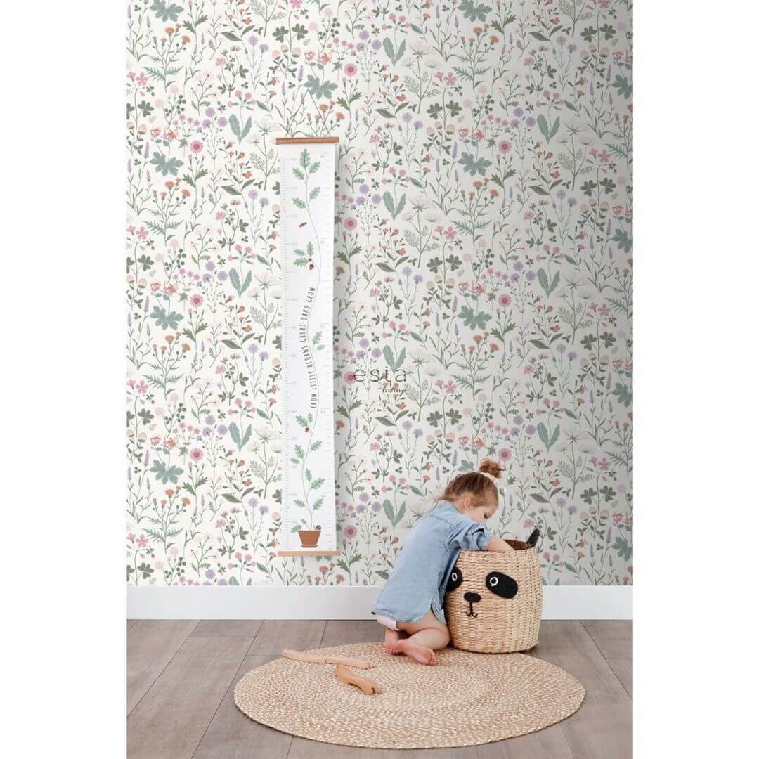 Tapeta łąka Esta Home 139482 Vintage Flowers