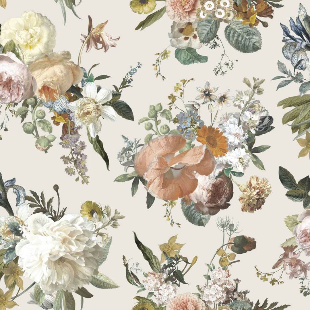 Tapeta bukiety kwiatów Esta Home 139544 Vintage Flowers