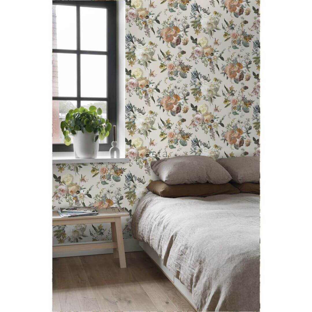 Tapeta bukiety kwiatów Esta Home 139544 Vintage Flowers