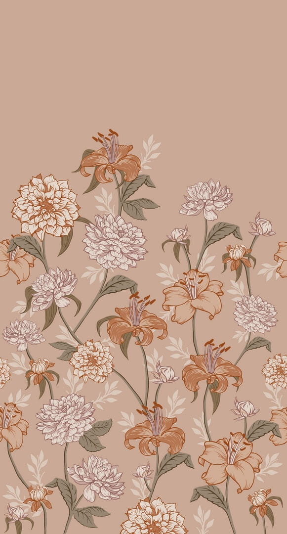 Mural florystyczny vintage Esta Home 159210 Vintage Flowers