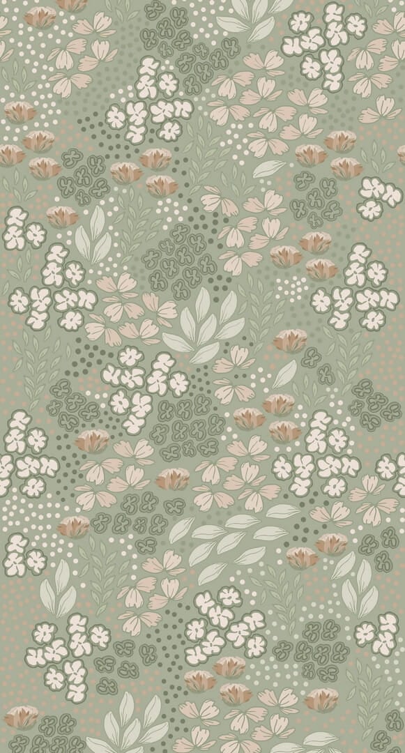 Mural kwiatki Esta Home 159212 Vintage Flowers