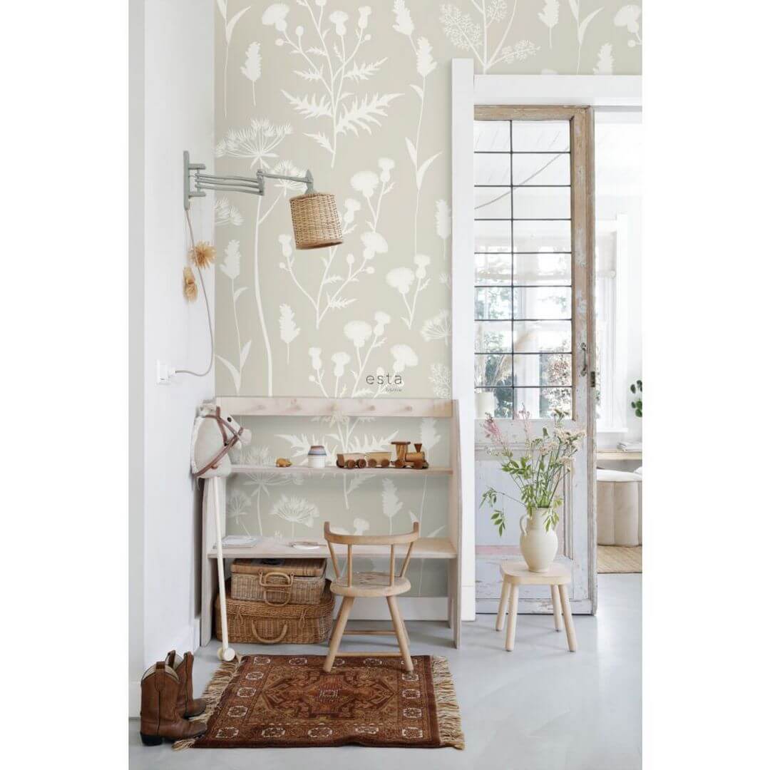 Mural polne kwiaty Esta Home 159217 Vintage Flowers