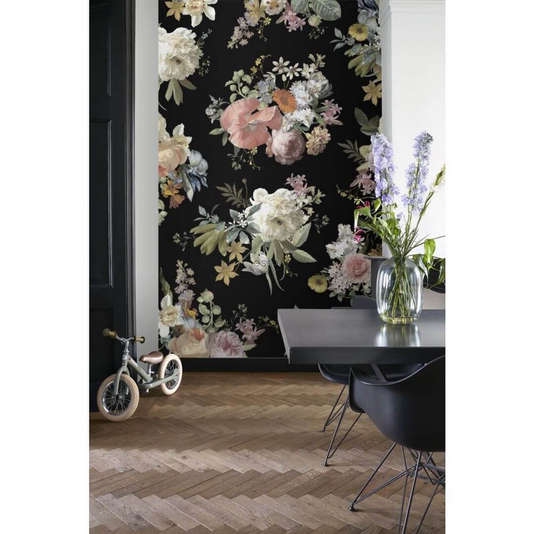 Mural bukiety kwiatów Esta Home 159218 Vintage Flowers