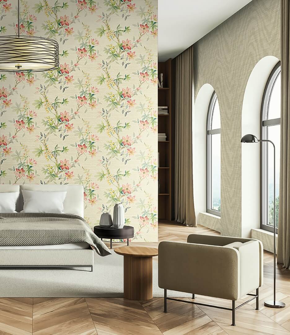 Tapeta naturalna botaniczna Carl Robinson CL21801 Roxanne Napa 18