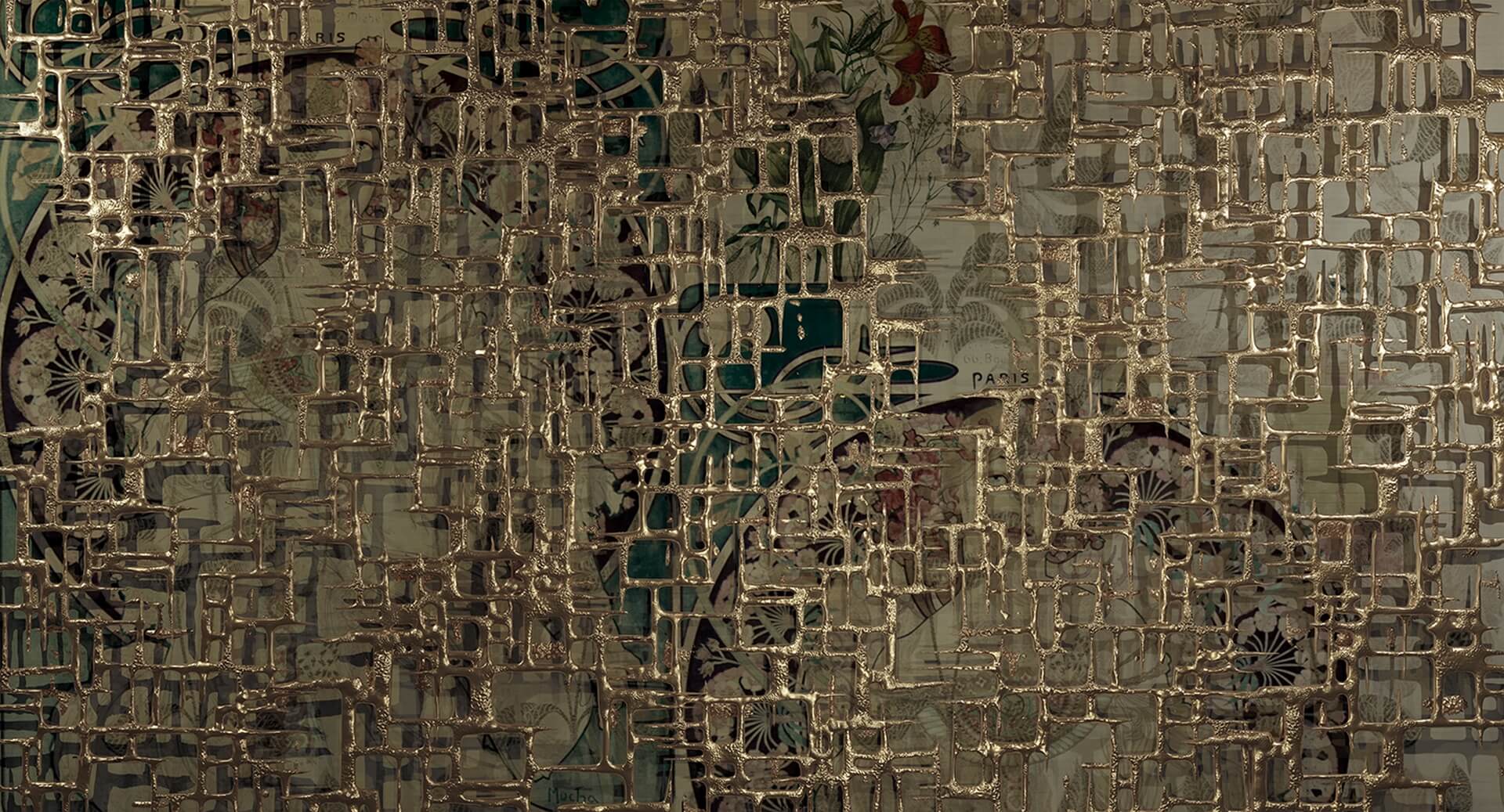Fototapeta współczesny labirynt Muance MU14043 Luxor Dusk