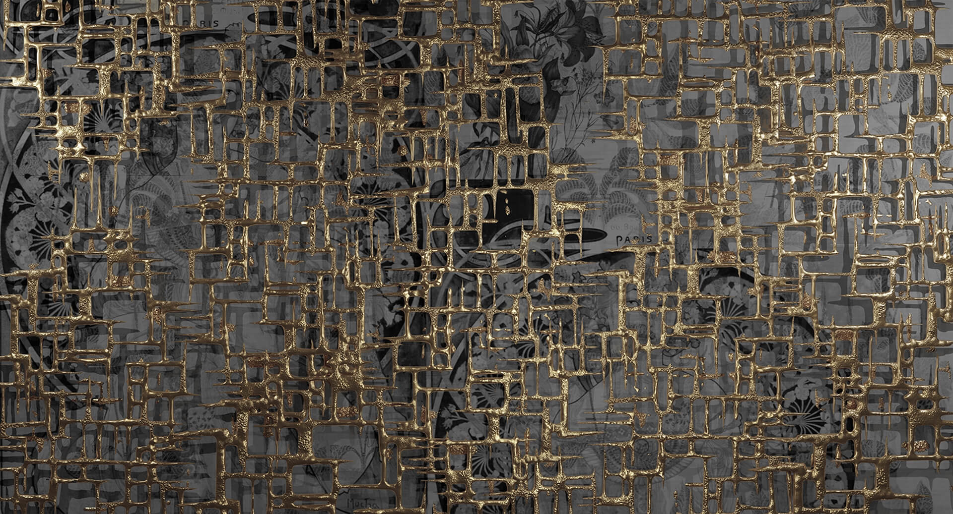 Fototapeta współczesny labirynt Muance MU14044 Luxor Dusk