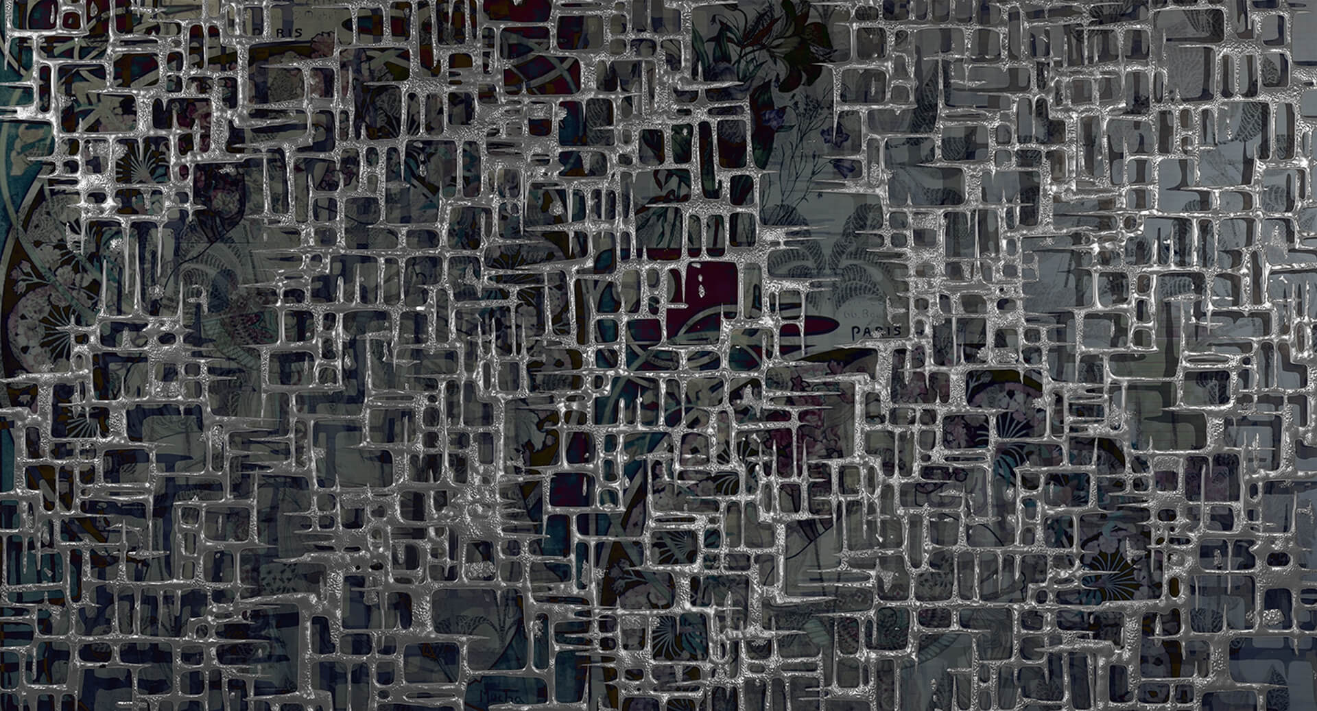 Fototapeta współczesny labirynt Muance MU14045 Luxor Dusk