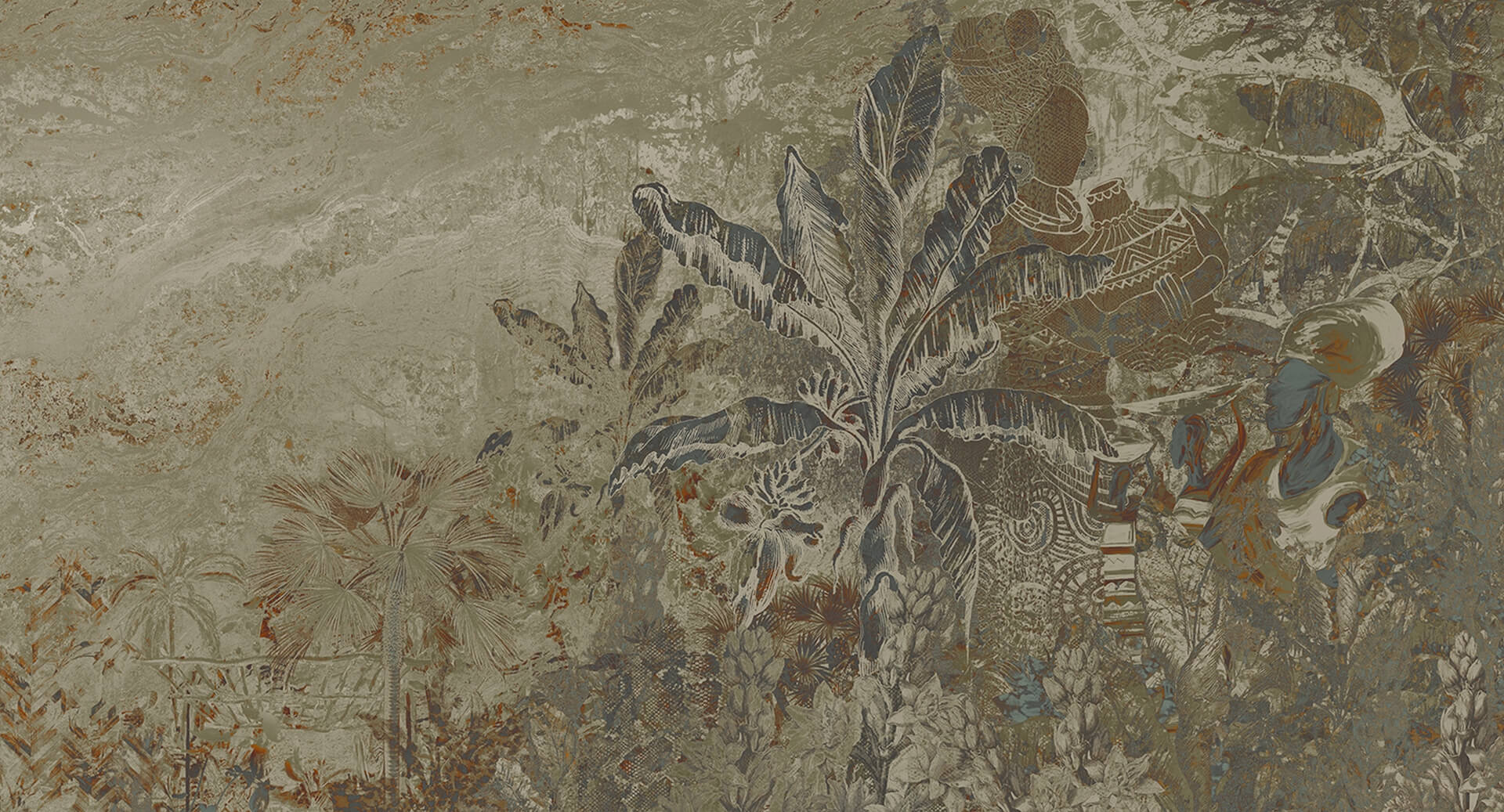 Fototapeta egzotyczna Muance MU14069 Along The Nile Dusk