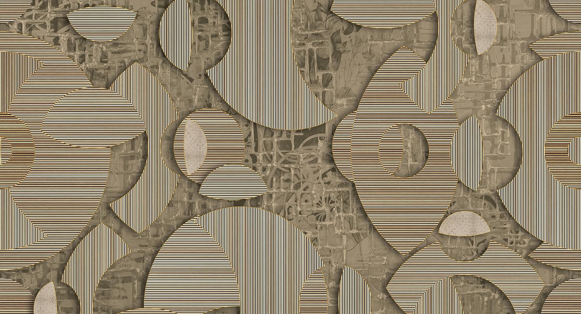 Fototapeta nowoczesna abstrakcyjna Muance MU14078 Bamboo Gold Dusk