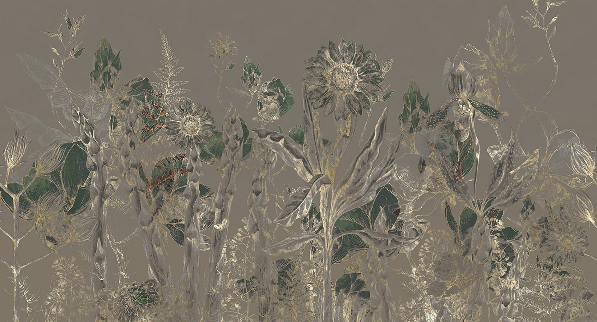 Fototapeta ogród Muance MU14085 Floral Garden Dusk