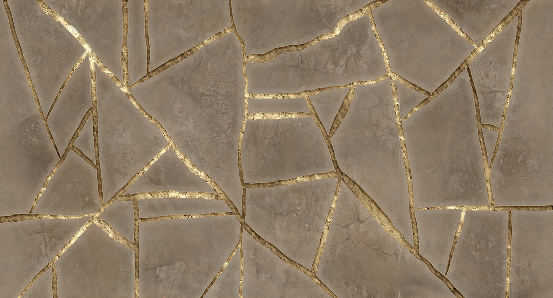 Fototapeta popękana ściana Muance MU14089 Kintsugi Wall Dusk
