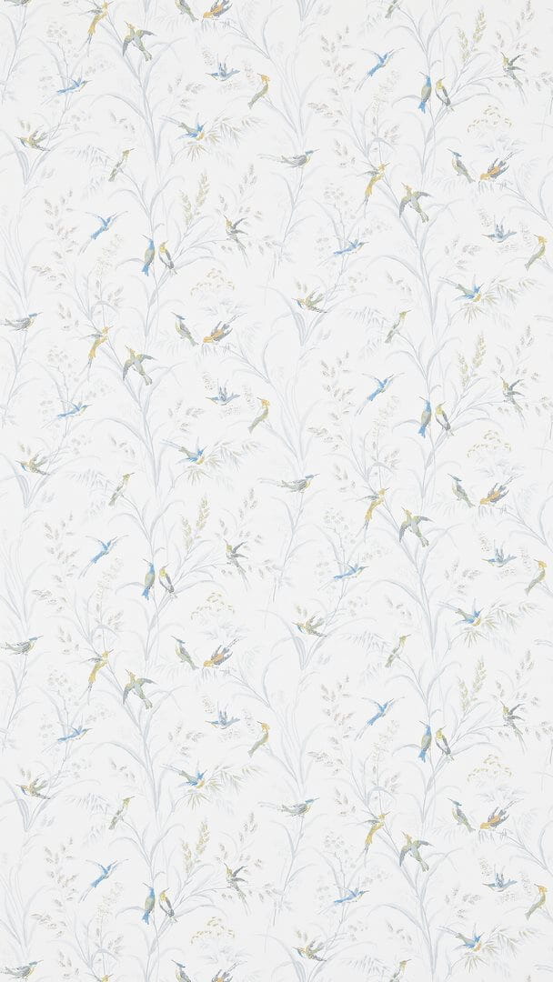 Tapeta kolibry i trawy Sanderson 214083 Tuileries One Sixty