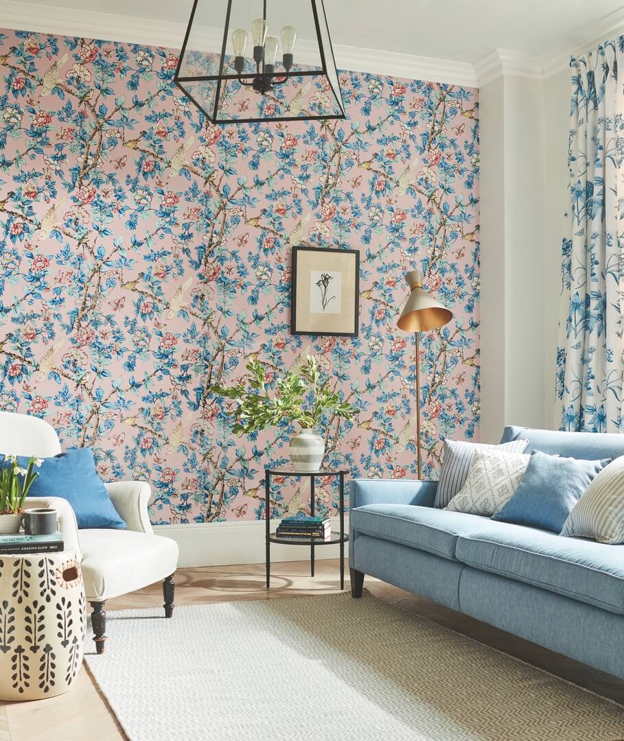Tapeta botaniczna Sanderson 217035 Caverley One Sixty