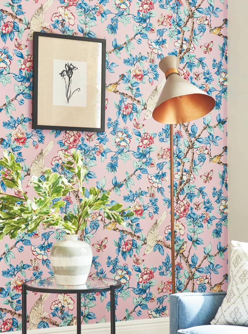 Tapeta botaniczna Sanderson 217035 Caverley One Sixty