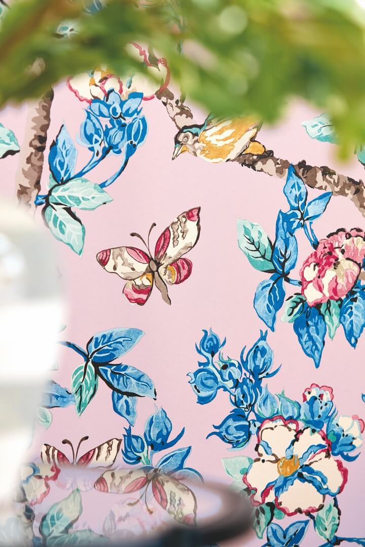 Tapeta botaniczna Sanderson 217035 Caverley One Sixty