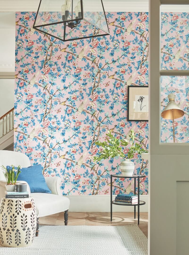 Tapeta botaniczna Sanderson 217037 Caverley One Sixty